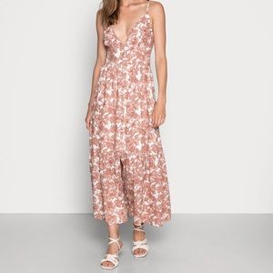 Abercrombie & Fitch Button-Through Maxi Dress